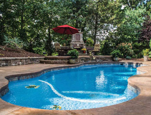 Freeform Shaped Swimming Pools Manufacturer in Rajkot